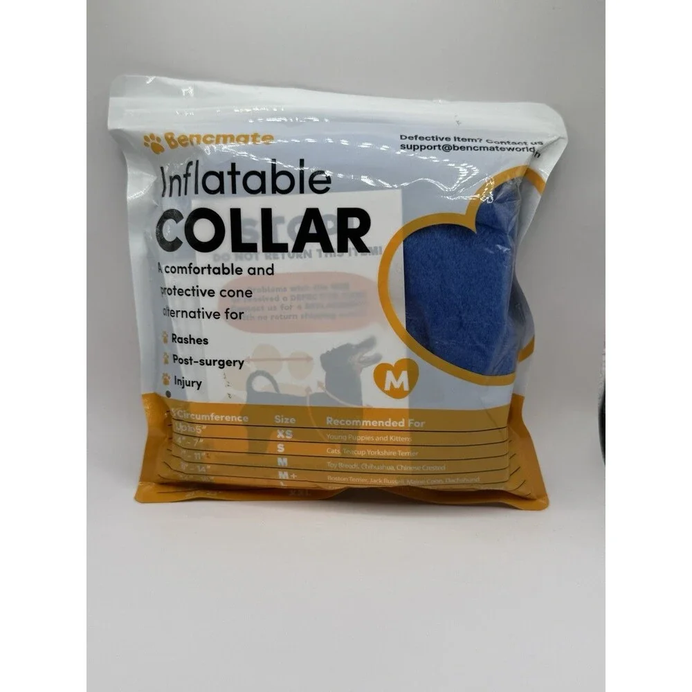 Bencmate Inflatable Pet Collar Medium (7